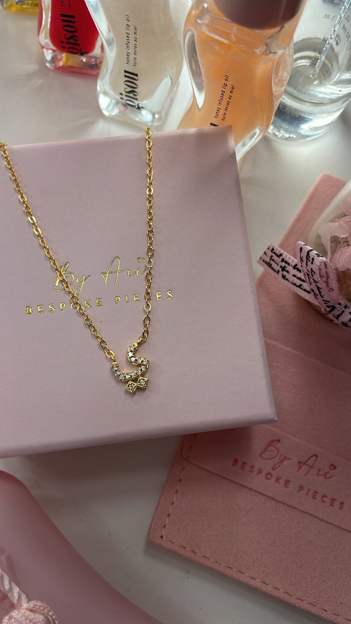 Arabic initial necklace 🫶🏽